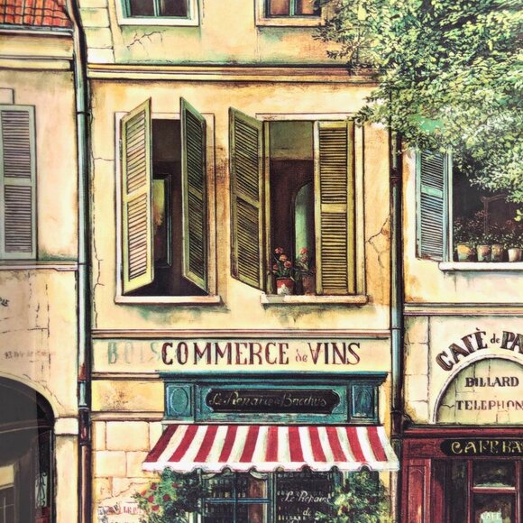 Pimpernel Parisian Scenes melamine small serving tray Paris Street Cafe Bistro - Picture 7 of 10